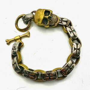 One Too Many X Cross Bracelet Travis Walker Gaboratory Starlingear Chrome BWL